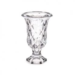 Wadiga Vases Vase Vasque En Verre Losanges 15x15x24cm