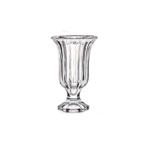 Wadiga Vases Vase Vasque En Verre Rayures - 15x15x24cm 5 Wadiga Vases Vase Vasque En Verre Rayures - 15x15x24cm – Image 3