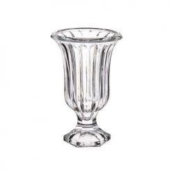 Wadiga Vases Vase Vasque En Verre Rayures - 15x15x24cm