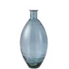 LANADECO Vases Vase Verre Mat Bleu H59cm -Vases Soldes vase verre mat bleu h59cm