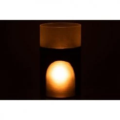 LANADECO Vases Vase Verre Noir/transparent H30cm -Vases Soldes vase verre noir transparent h30cm 2