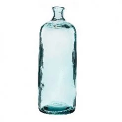 Decoratie Vases Vase Verre Recyclé Transparent H42cm