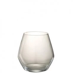 LANADECO Vases Vase Verre Transparent H23cm