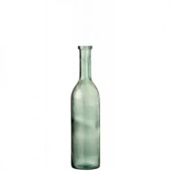 LANADECO Vases Vase Verre Vert H75cm
