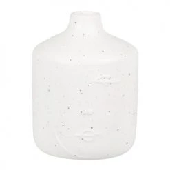 Maisons Du Monde Vases Vase Visage En Porcelaine Sculptée Blanche H12