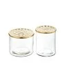 Villa Collection Vases En Verre Or - Lot De 2 -Vases Soldes vases en verre or lot de 2