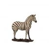 LANADECO Statuettes Et Figurines Zèbre Résine Blanc/noir H32,5cm -Vases Soldes zebre resine blanc noir h32 5cm